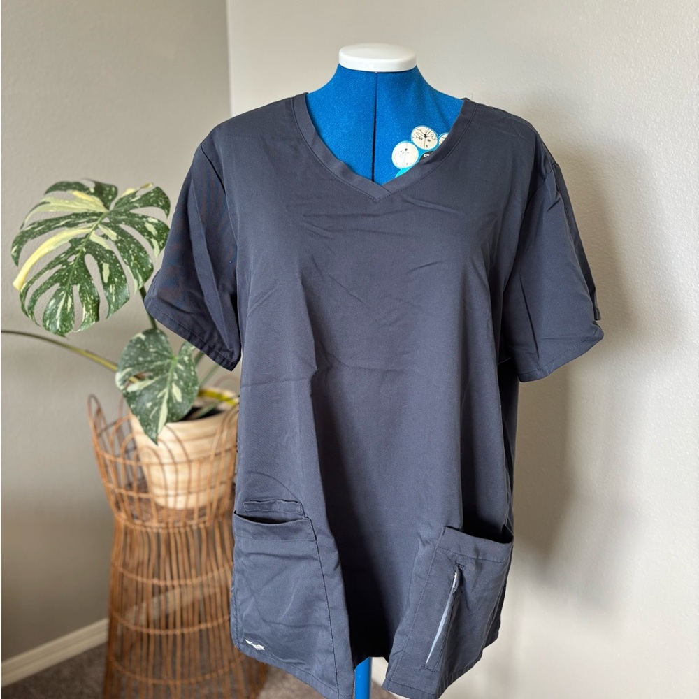Grey's Anatomy Charcoal Scrub Top